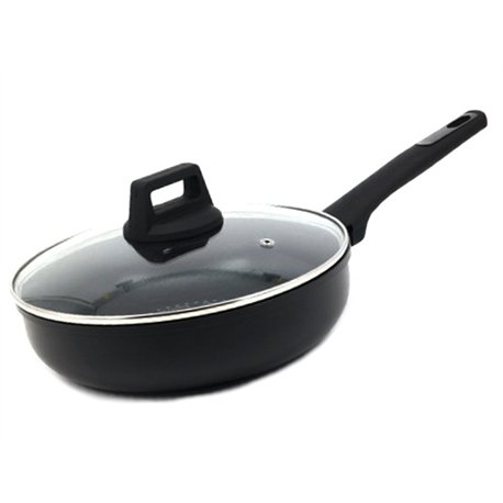 Сковорода 3067 Styleberg пресований алюміній 24см з кришкою