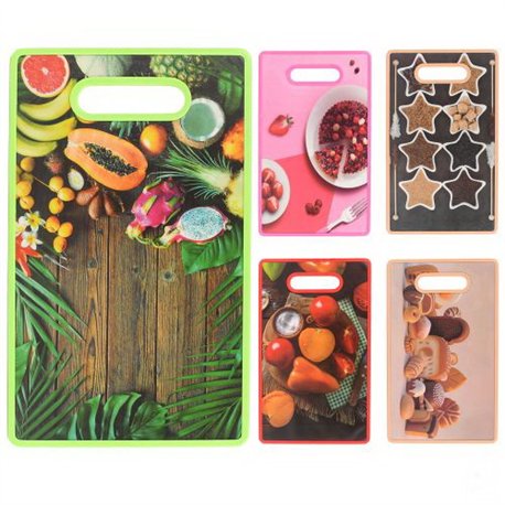 Разделочная доска F02774 с рисунком 37х23см