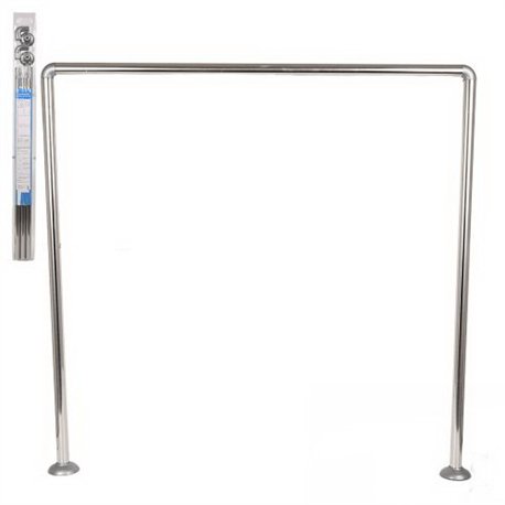 Карниз кутовий R35993 80х80х80см хром