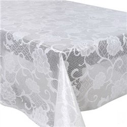 Клейонка 1,37*20м рулон LACE Ажур MA-5723 біла