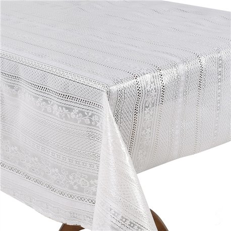 Клейонка 1,37*20м рулон LACE Ажур MA-5726 біла