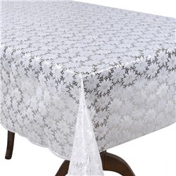 Клеенка 1,37*20м рулон LACE Ажур MA-5727 белая