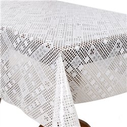 Клеенка 1,37*20м рулон LACE Ажур MA-5729 белая