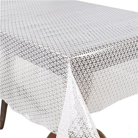 Клейонка 1,37*20м рулон LACE Ажур MA-5731 біла