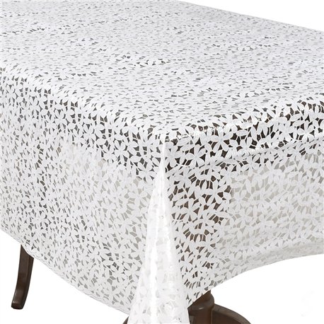 Клеенка 1,37*20м рулон LACE Ажур MA-5732 белая