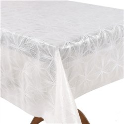 Клеенка 1,37*20м рулон LACE Ажур MA-5735 белая