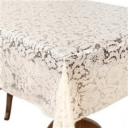 Клеенка 1,37*20м рулон LACE Ажур MA-5745 бежевая