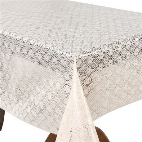 Клеенка 1,37*20м рулон LACE Ажур MA-5751 бежевая