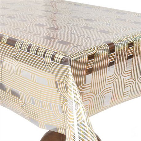 Клеенка мягкое стекло 1,37*20м рулон Laser голограмма MA-5880