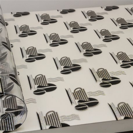 Клеенка 0,8мм-0,8м*20м силикон Лазер 81840B-S