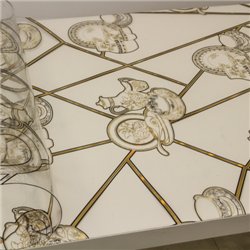 Клейонка 0,8мм-0,6м*20м силікон Лазер 81859A-G