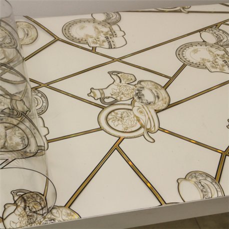 Клеенка 0,8мм-0,6м*20м силикон Лазер 81859A-G