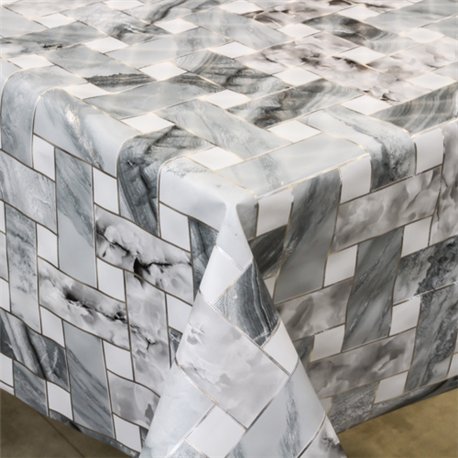 Клейонка 1,40*20м рулон Metallic на тканинній основі 82368AD