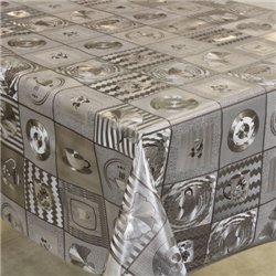 Клеенка 1,40*20м рулон золото-серебро 232G-S