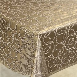 Клеенка 1,40*20м рулон золото-серебро 238G-LG