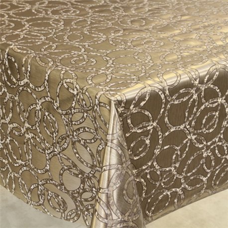 Клейонка 1,40*20м рулон золото-срібло 238G-LG