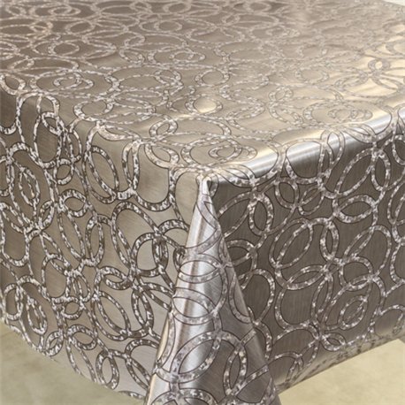 Клеенка 1,40*20м рулон золото-серебро 238G-S