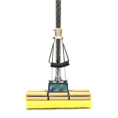 Швабра 2-й віджим 8102 косичка бежевий