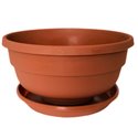 Кашпо Фиалка 210 с подвесом терракот