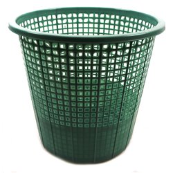 Корзина для бумаг Сетка с ободком цветная