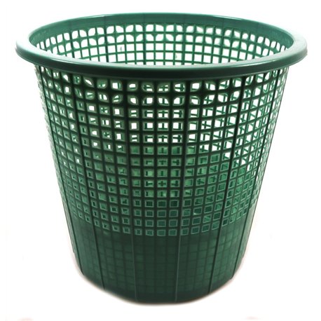 Корзина для бумаг Сетка с ободком цветная