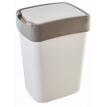 Відро для сміття Євро 25л біла роза