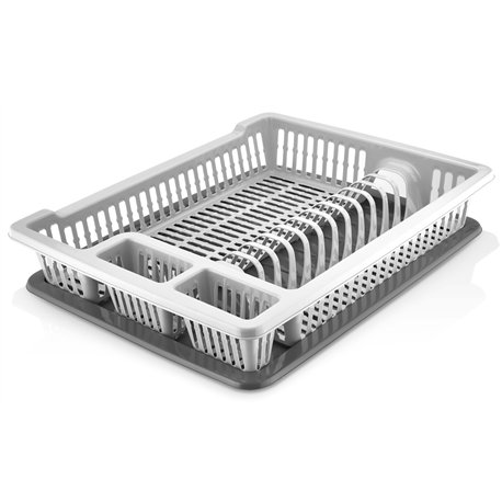 Сушилка для посуды 1-яр 1121 04 Elit 47х38х40,5см серый светлый