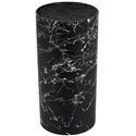 Подставка для ножей R41391-BK Marble круглая 22х11см черный мрамор