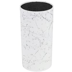 Підставка для ножів R41391-W Marble кругла 22х11см білий мармур