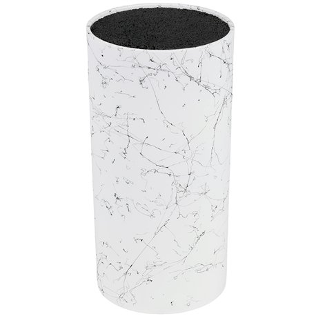 Підставка для ножів R41391-W Marble кругла 22х11см білий мармур