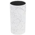 Подставка для ножей R41391-W Marble круглая 22х11см белый мрамор