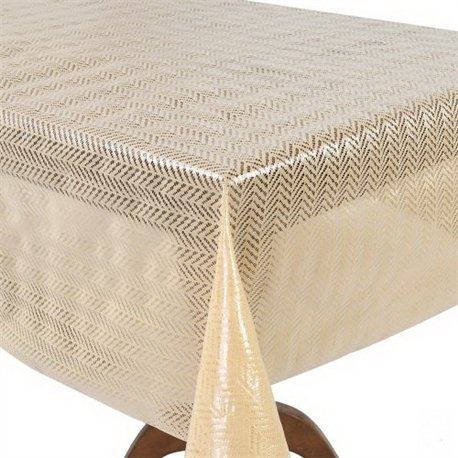 Клейонка 1,37*20м рулон LACE Ажур MA-5746 бежева