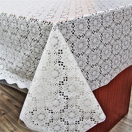 Клейонка 1,32*22м рулон LACE Ажур 005F