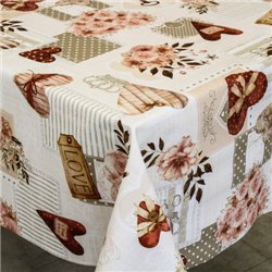 Клейонка 1,40*20м рулон Baby Face на тканинній основі 82177B