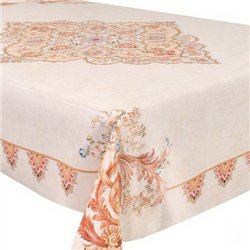 Клеенка-скатерть 1,40*1,1м*20шт отрезная в рулоне Fiesta на тканевой основе MA-5954-1.1