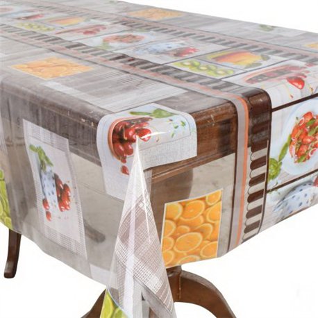 Клеенка France 1,40*30м рулон силикон MA-6184