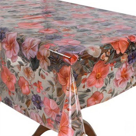 Клеенка France 1,40*30м рулон силикон MA-6190