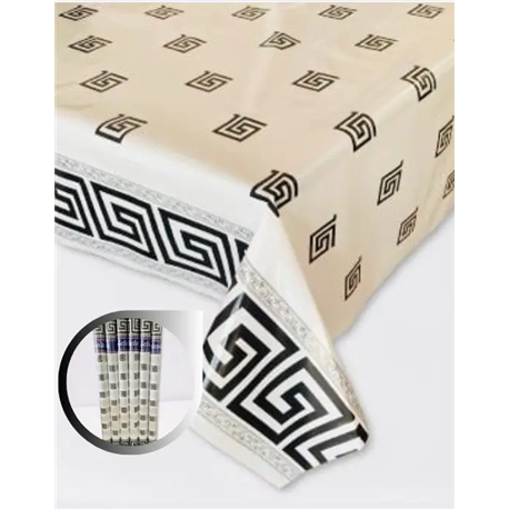 Клейонка Брален 1,35*30м рулон Br-0083 Versace Black