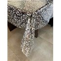 Клеенка Брален 1,35*30м рулон Br-0002 Квітка белый