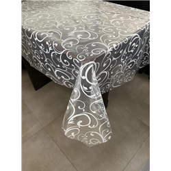 Клейонка Брален 1,35*30м рулон Br-0003 Вензель білий