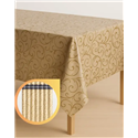 Клеенка Брален 1,35*30м рулон Br-0011 Вензель кофе