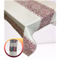 Клейонка Брален 1,35*30м рулон Br-0021 Вишиванка бордо