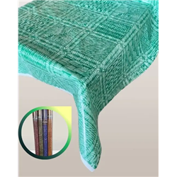 Клейонка Брален 1,35*30м рулон Br-0054 Плетінка-2 зелений