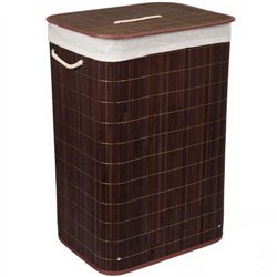 Корзина для белья R35874-BR бамбук складная прямая 60х40х30см коричневый