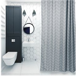 Штора Эфиопия 85016 150 Серая плиточка